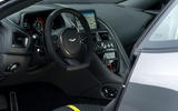 Aston Martin DB11 AMR 2018 review steering wheel