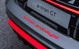 Audi RS E-tron GT 2021 prototype drive - rear bumper