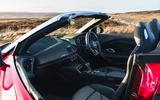 Audi R8 Spyder 2019 UK first drive review - passenger seat