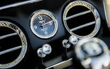 Bentley Continental GT Convertible 2019 UK first drive review - clock
