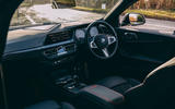 8 BMW 1 Series 128ti 2021 UK first drive review cabin