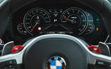 BMW M5 2018 long-term review instrument cluster