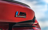 BMW M5 Competition 2020 UK first drive review - rear badge