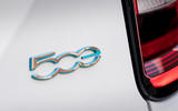 8 Fiat 500e Action 2021 UK FD rear badge