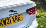 8 Jaguar XE P250 R Dynamic 2021 UK FD rear badge