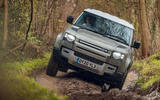 Land Rover Defender 110 2020 UK first drive review - offroad angle