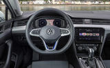 Volkswagen Passat GTE Estate 2019 first drive review - steering wheel