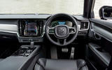 Volvo V90 Recharge T6 2020 UK first drive review - dashboard