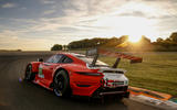 Porsche 911 RSR-19 drive - static rear