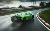 Britain's best drivers car 2020 - Lamborghini drift rear