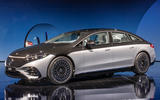 83 Mercedes EQS official reveal images two tone