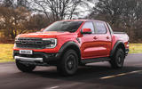 84 2022 ford ranger raptor official reveal on road front 0