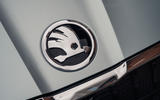 84 Enyaq vs Ioniq 5 2021 Skoda nose badge