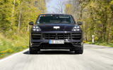 84 Porsche Cayene Turbo Coupe prototype 2022 on road nose