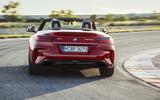 2019 BMW Z4 official reveal Pebble Beach - track rear