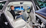 85 Mercedes EQS official reveal images GK rear seats