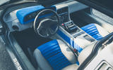 Driving a battery powered DeLorean - cockpit