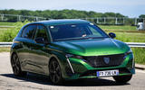 86 Peugeot 308 hatch 2021 FD on road cornering