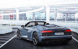 87 Audi R8 Performance RWD 2021 official images roadster static rear