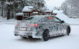 BMW 2 Series camouflage winter testing 2019 - road rear