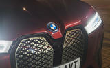 88 BMW iX vs Mercedes EQS 2022 BMW nose night