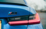 88 BMW M3 vs Audi RS3 saloon 2021 M3 rear lights