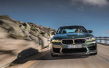 88 BMW M5 CS 2021 official reveal on road nose