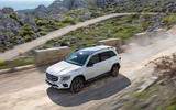 Mercedes-Benz GLB 2019 official reveal - aerial dust