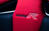 Honda Civic Type R limited edition 2020 official press photos - seat details
