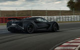 89 Lotus Evija 2021 track drive cornering rear