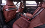 9 Audi A8 2021 first drive review rear seats