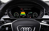 9 Audi A8 TFSIe 2022 first drive review instruments