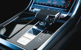 Audi RS Q8 2020 UK first drive review - gear selector