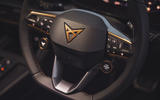 9 Cupra Formentor VZ2 2021 UK first drive steering wheel