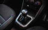 9 Dacia Sandero BiFuel 2021 UK first drive gearstick