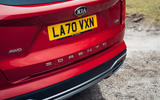 9 Kia Sorento PHEV 2021 UK first drive review rear bumper