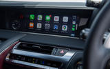 9 Lexus LC500 2021 UK FD infotainment