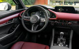 Mazda 3 Skyactiv-X 2019 first drive review - steering wheel