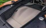 McLaren GT 2019 UK first drive review - boot quilting