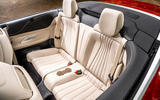 Mercedes-Benz E-Class e450 Cabriolet 2020 UK first drive review - rear seats