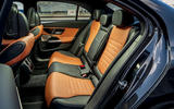 9 Mercedes C300d 2021 UK first drive review rear seats