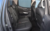Nissan Navara 2020 UK first drive review - rear seats