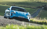 Porsche Taycan 4S 2020 UK first drive review - on the road front