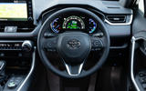 9 Toyota RAV4 PHEV 2021 UK first drive review dashboard