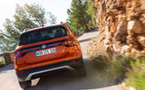 Volkswagen T-Cross 2019 first drive review - cornering rear