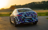 BMW 2 Series Gran Coupé prototype drive - sunset rear