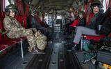 90 Christmas road test 2021 RAF Chinook cabin