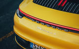 2019 Porsche 911 Carrera S track drive - rear end