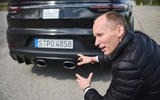 90 Porsche Cayene Turbo Coupe prototype 2022 interview exhausts