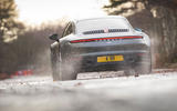 Porsche 911 Carrera 2019 UK first drive review - on the road rear